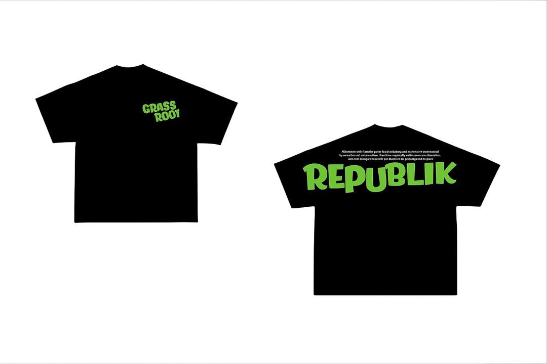  Black Raw Republik Tee